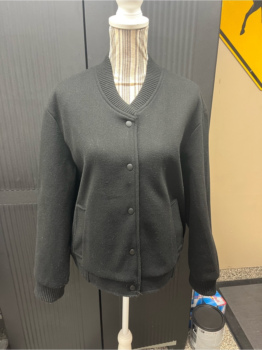 Well Worn flannel bomber ladies sz M NWOT